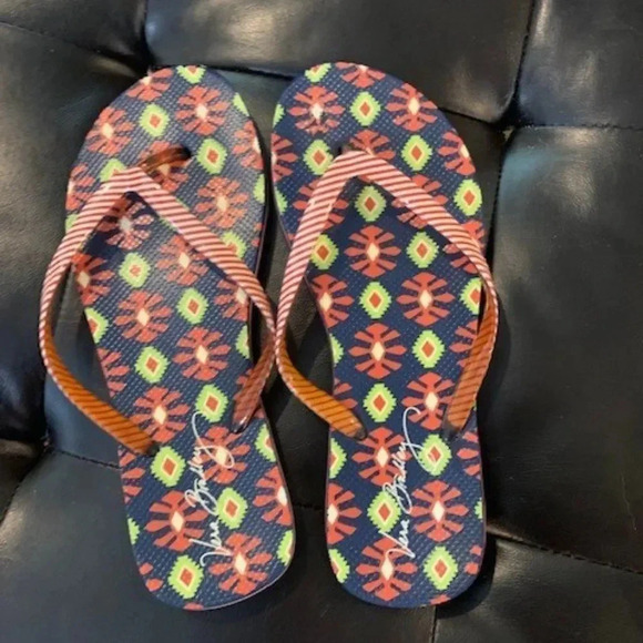 Vera Bradley Sun Valley flip flops‎ Large - Picture 1 of 6